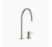 Dornbracht TARA ULTRA robinetterie à deux trous avec rosaces individuelles, saillie 241mm, 32815875-08, Couleur: platine