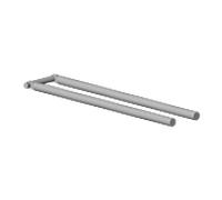 tige Dornbracht HTH en 2 parties. CI 90179255200-00 chromé