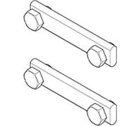 Dornbracht tôle 75 vis longue 0417201000090 brut