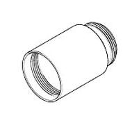 Dornbracht tuyau bec de bidet 04214001400-00 chromé