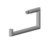 Dornbracht Tuyaux avec enregistrement 90282264000-00 chromé