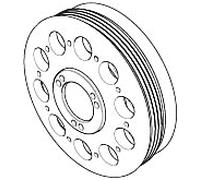 Dornbracht unité de réglage pommeau de douche 0412110710090 brut