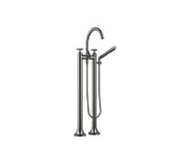 Dornbracht Vaia à Dornbracht poignées 25943809-99 Dark Platinum matt, avec set de douche