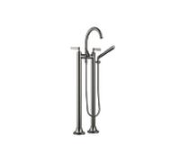 Dornbracht Vaia à Dornbracht poignées 25943819-99 Dark Platinum matt, avec set de douche