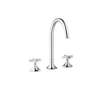 Dornbracht Vaia à trois trous 20713809-00 pour lavabo, avec garniture de vidage , chromé