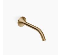 Dornbracht VAIA Bec déverseur mural pour lavabos, sans garniture de vidage, saillie 190mm, 13800809-39, Couleur: Dark Brass brossé
