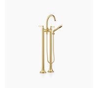 Dornbracht Vaia mitigeur bain 2 trous 25943819-28 à poser, avec set de douche, laiton brossé