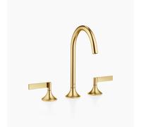 Dornbracht VAIA Mélangeur de lavabo à trois trous avec vidage, poignée à levier, saillie 168mm, 20713819-28, Couleur: Laiton brossé