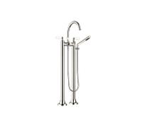 Dornbracht Vaia mitigeur bain 2 trous 25943819-08 à poser, avec set de douche, platine