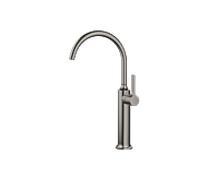 Dornbracht Vaia Mitigeur monocommande 33534809-99 pour lavabo, avec base surélevée, sans vidage, platine foncé mat
