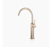 Dornbracht VAIA Mitigeur monocommandé pour lavabo avec pied surélevé sans vidage, saillie 201 mm, 33534809-47, Couleur: Champagne