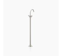 Dornbracht VAIA Mitigeur monocommandé pour lavabo avec tube de trop-plein sans vidage, poignées croisillons, saillie 202mm, 22585809-06, Couleur: Platine Mat