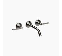 Dornbracht VAIA Mitigeur mural pour lavabo sans vidage, manette, saillie 190mm, 36712819-19, Couleur: Chrome foncé
