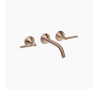 Dornbracht VAIA Mitigeur mural pour lavabo sans vidage, manette, saillie 190mm, 36712819-42, Couleur: bronze brossé