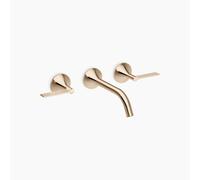 Dornbracht VAIA Mitigeur mural pour lavabo sans vidage, manette, saillie 190mm, 36712819-47, Couleur: Champagne