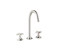 Dornbracht Vaia robinet trois trous 20713809-08 pour lavabo, avec garniture de vidage , platine