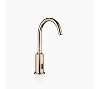 Dornbracht VAIA robinetterie de lavabo, fonction ouverture et fermeture électrique, sans vidage, alimentation par pile/réseau, 44521809-47, Couleur: Champagne