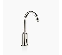 Dornbracht VAIA robinetterie de lavabo, fonction ouverture et fermeture électrique, sans vidage, alimentation par pile/réseau, 44521809-08, Couleur: platine