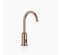 Dornbracht VAIA robinetterie de lavabo, fonction ouverture et fermeture électrique, sans vidage, alimentation par pile/réseau, 44521809-42, Couleur: bronze brossé