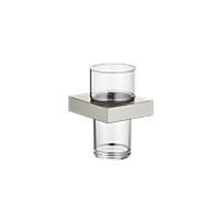 Dornbracht verre Mem 83400780-06 Modèle mural, verre cristal, saillie 85 mm, platine mat