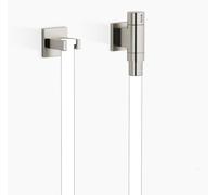 Dornbracht WATER TUBE Coude de raccordement mural Kneipp avec vanne, avec support de flexible, 27821979-06