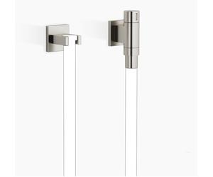 Dornbracht WATER TUBE Coude de raccordement mural Kneipp avec vanne, avec support de flexible, 27821979-06
