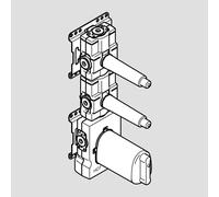 Dornbracht xTOOL Module de mitigeur thermostatique encastré avec 2 robinets 3/4", 3552197090,