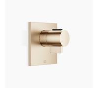 Dornbracht xTOOL thermostat encastré sans réglage de débit 1/2, plaques de recouvrement 120x120mm, 36501985-27, Couleur: Light Gold brossé
