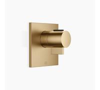 Dornbracht xTOOL thermostat encastré sans réglage de débit 3/4, plaques de recouvrement 120x120mm, 36503985-39, Couleur: Dark Brass brossé