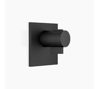 Dornbracht xTOOL thermostat encastré sans réglage de débit 3/4, plaques de recouvrement 120x120mm, 36503985-33, Couleur: Noir Mat