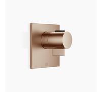 Dornbracht xTOOL thermostat encastré sans réglage de débit 3/4, plaques de recouvrement 120x120mm, 36503985-42, Couleur: Bronze brossé