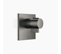 Dornbracht xTOOL thermostat encastré sans réglage de débit 3/4, plaques de recouvrement 120x120mm, 36503985-99, Couleur: foncé Platine mat