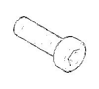 Dornbracht Zyl vis M5x16 DIN6912 A2 09303005890 PIÈCES DE RECHANGE 093030058 M5 x 16 mm