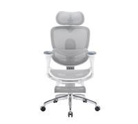 Doro C300 Pro V2 Chaise ergonomique - Soutien lombaire auto-adaptatif 2.0, Dossier SynchroFlex, Appui-tête 3D large, Accoudoirs 8D, Inclinaison 135°, Profondeur d'assise réglable, Repose-pieds, 150 kg