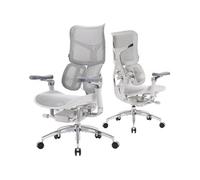 Doro S300 Fauteuil de Bureau Ergonomique,avec Support Lombaire Dynamique Double, accoudoirs coordonnés 6D,Noir