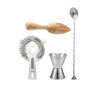 Dorre Accessoires de bar Bobbee Acier inoxydable. bois. 4 pièces