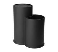 Dorre Bloc à couteaux et porte ustensiles de cuisine Vida 23 cm Noir