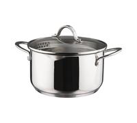 Dorre Cocotte avec couvercle en verre Kosmo 22 cm 3 L Acier inoxydable