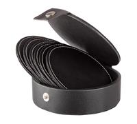 Dorre Dessous de verre Visby Ø10 cm Lot de 6 Noir