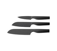 Dorre Ensemble de couteaux Sukai 3 pièces Noir