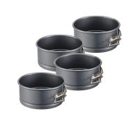 Dorre Mini moule à charnière acier carbone Karabo. Lot de 4 Ø10 cm