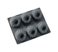 Dorre Moule à gâteau Beck Gris. framboise. silicone. 6 pcs