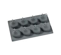 Dorre Moule à gâteau Beck Gris. poire. silicone. 8 pcs