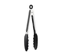 Dorre Pince de cuisine Kiah protection silicone noire Acier inoxydable