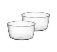 Dorre Saladiers de service Seria en verre. lot de 2 Ø10 cm