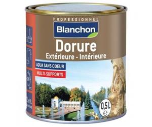Dorure décorative - intérieur extérieur - acrylique - 0,5 L - or riche BLANCHON