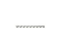 Dos Plastique 45mm Blanc Ovale 50 Pièces