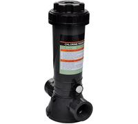 vidaXL Doseur automatique à chlore pour piscine Chlorinateur – Valve rotative – Noir – Pompe à sable