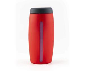 Doseur | Avec petit orifice de dosage et fenêtre de contrôle | Silicone de haute qualité, sans BPA | Lavable au lave-vaisselle | Couleur : rouge