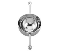 Doseur de Barman 1 Oz en Acier Inoxydable à Double Boule pour Cocktails | Poignée Pratique, Finition Polie, Versement Précis Limitant les Éclaboussures, Adapté aux Spiritueux, Restaurants et Bars